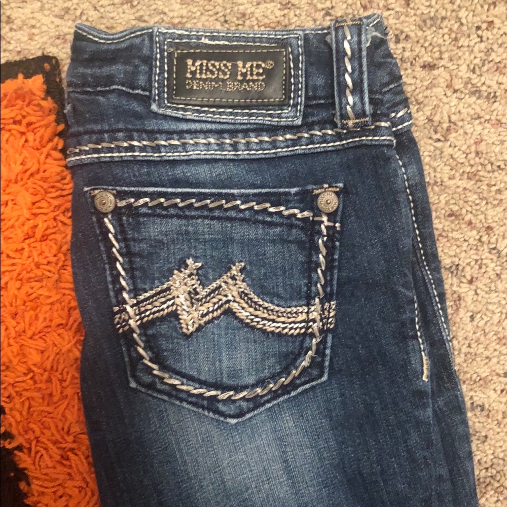 Miss Me faded boot cut jeans